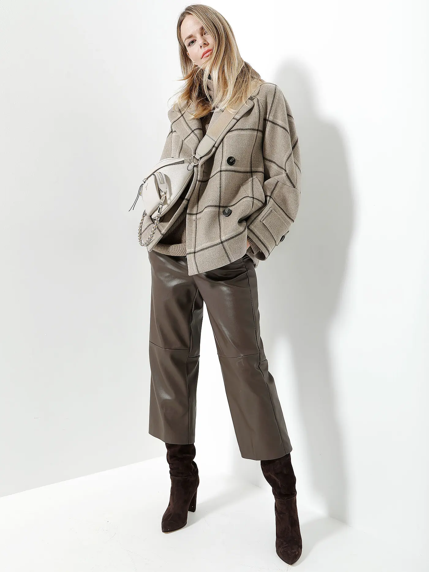 MAC | Culotte in Lederoptik " Chiara " | 